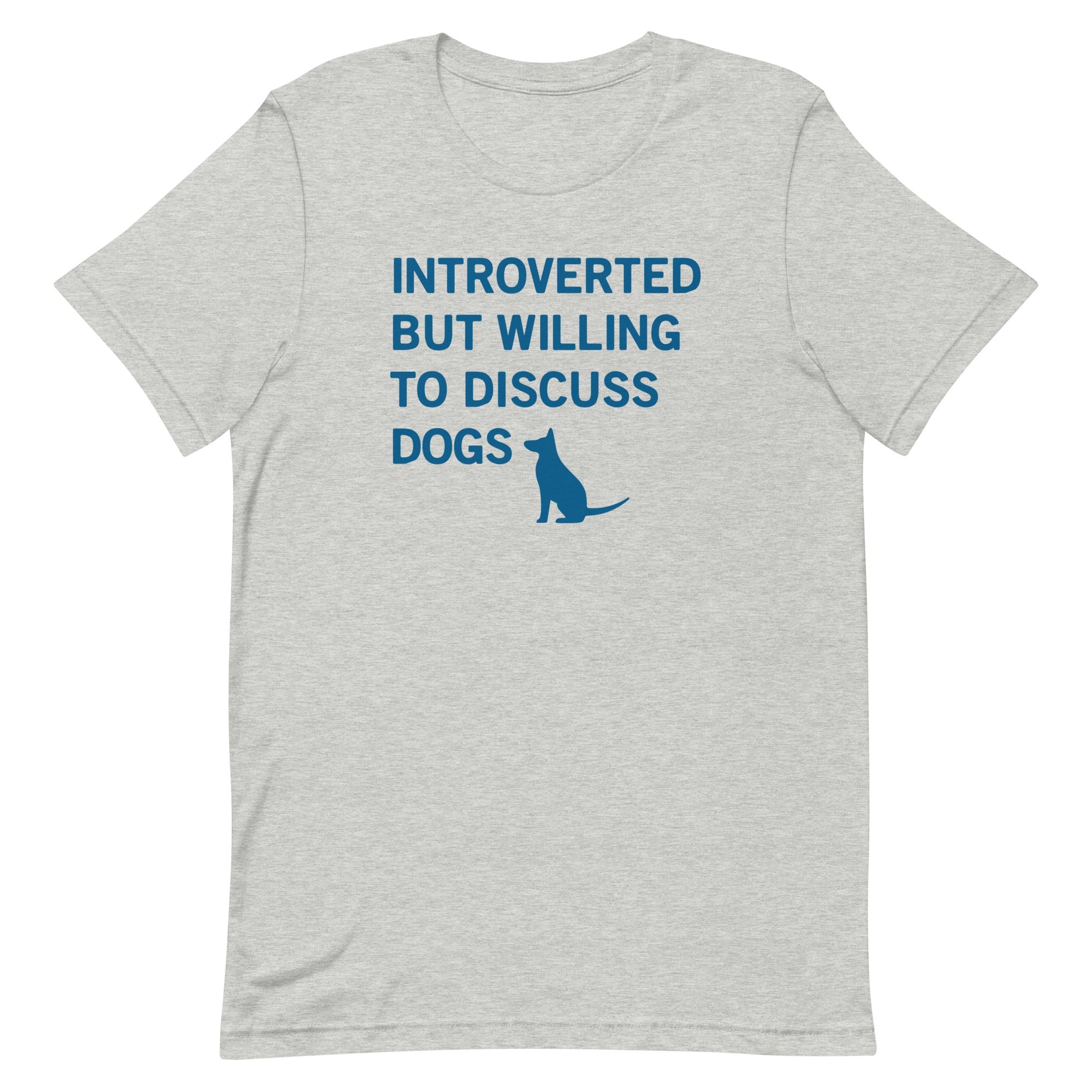 Introverted But Willing To Discuss Dogs Men's Signature Tee Hoodie, Sweatshirt | PureTeeCo.com (Image 5)