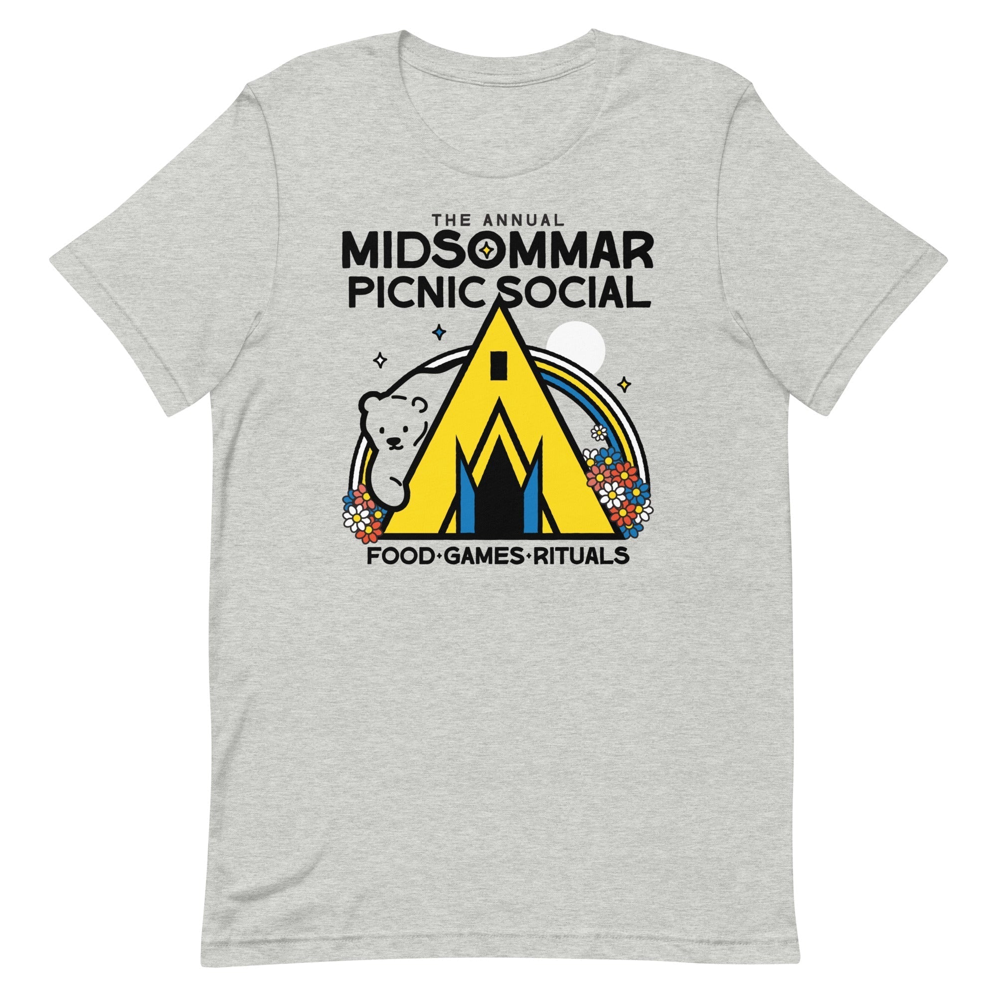 The Annual Midsommar Picnic Social Men's Signature Tee Hoodie, Sweatshirt | PureTeeCo.com (Image 2)