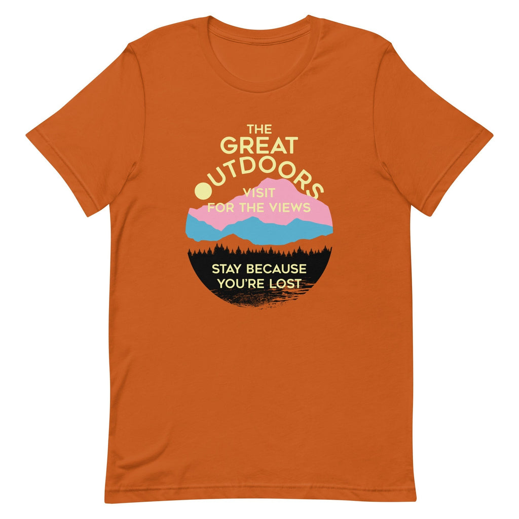 The Great Outdoors Men's Signature Tee Hoodie, Sweatshirt | PureTeeCo.com (Image 3)