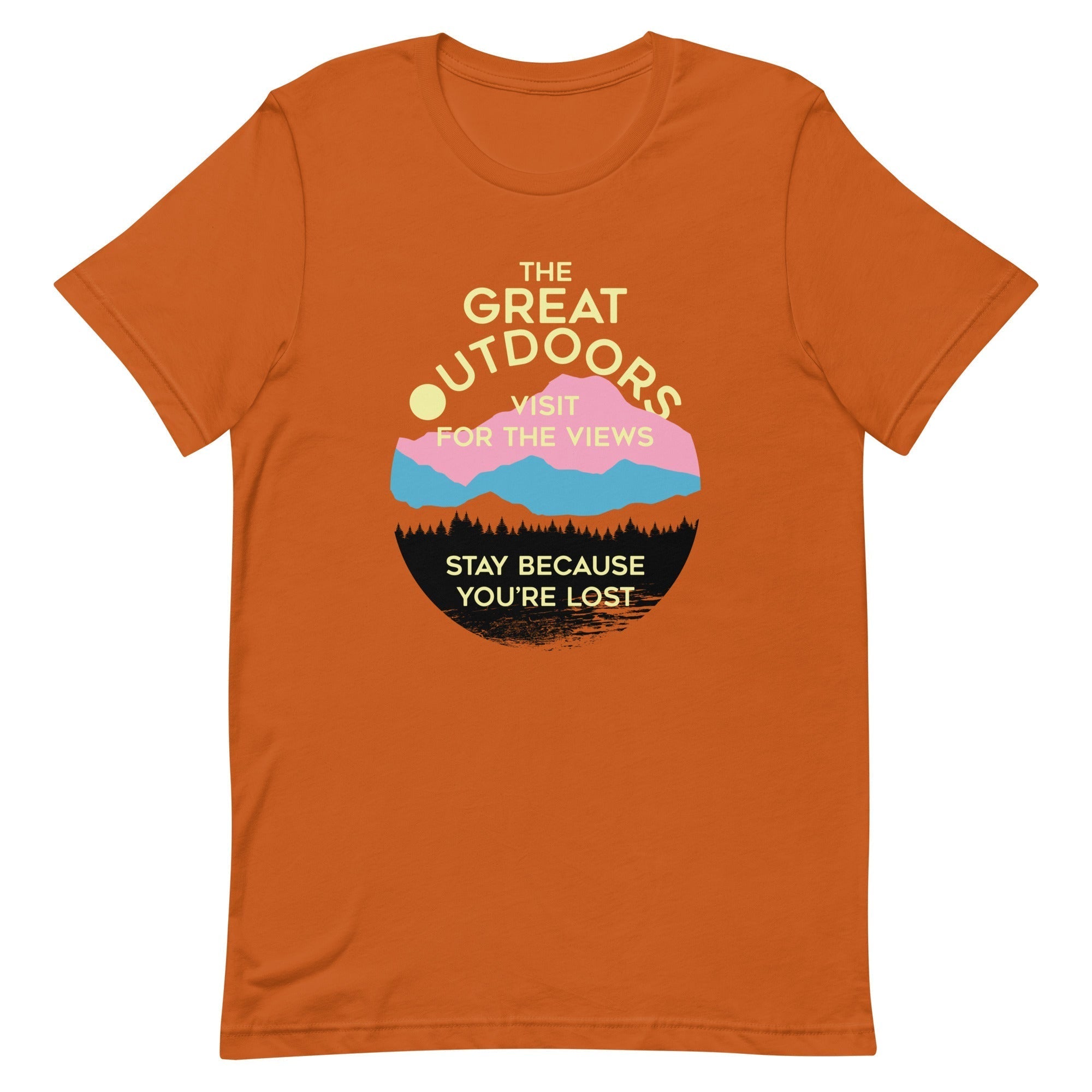 The Great Outdoors Men's Signature Tee Hoodie, Sweatshirt | PureTeeCo.com (Image 3)