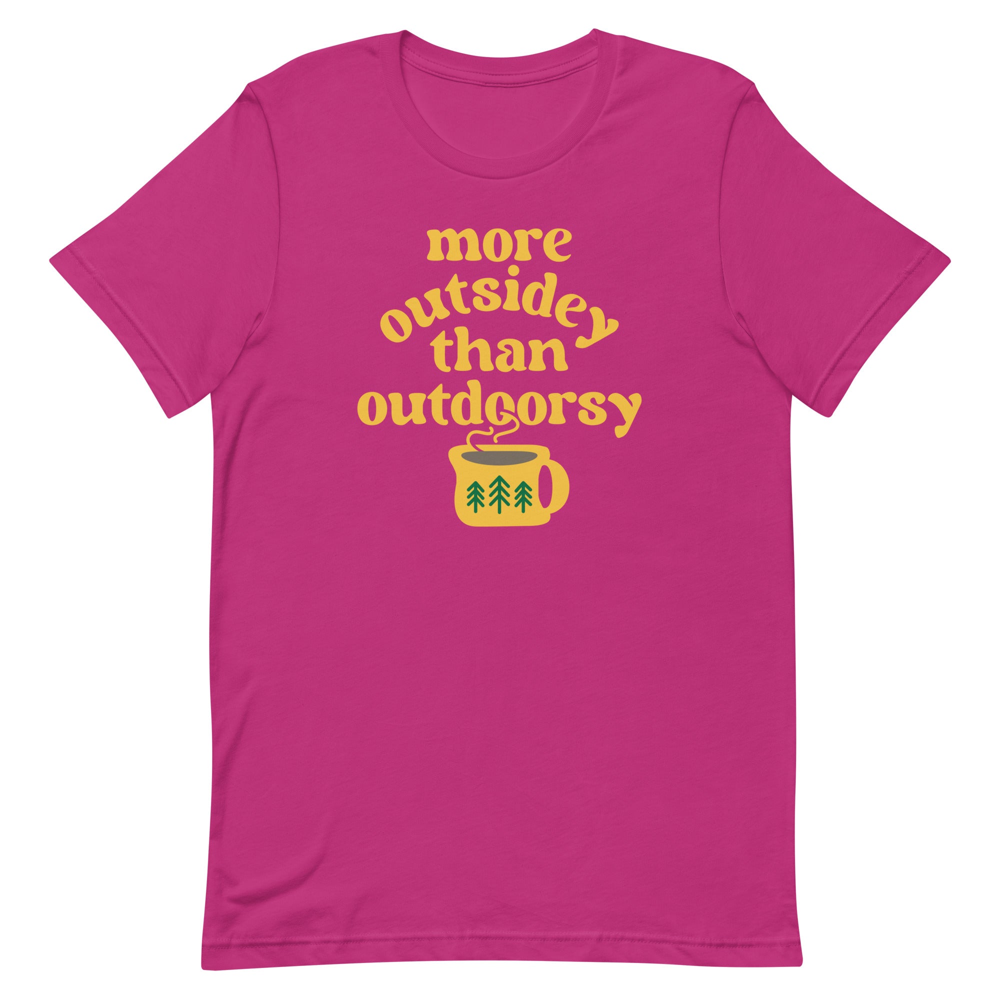 More Outsidey Than Outdoorsy Men's Signature Tee Hoodie, Sweatshirt | PureTeeCo.com (Image 4)