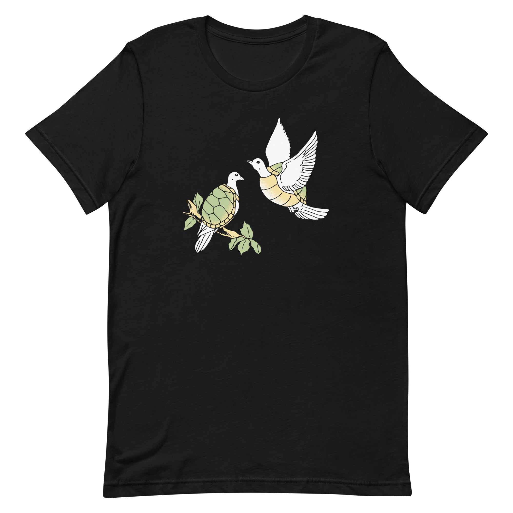 Two Turtle Doves Men's Signature Tee Hoodie, Sweatshirt | PureTeeCo.com (Image 2)