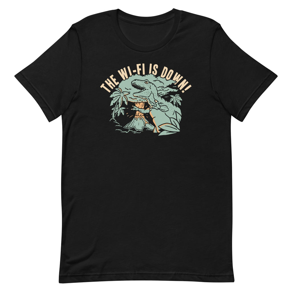 The Wi-Fi Is Down! Men's Signature Tee Hoodie, Sweatshirt | PureTeeCo.com (Image 2)