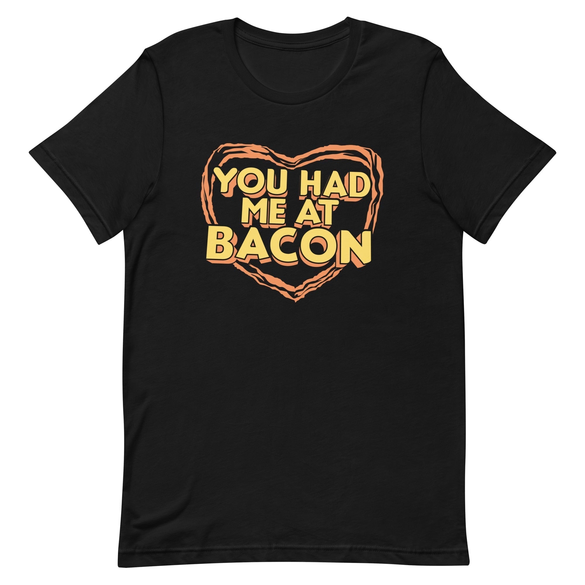 You Had Me At Bacon Men's Signature Tee Hoodie, Sweatshirt | PureTeeCo.com (Image 2)