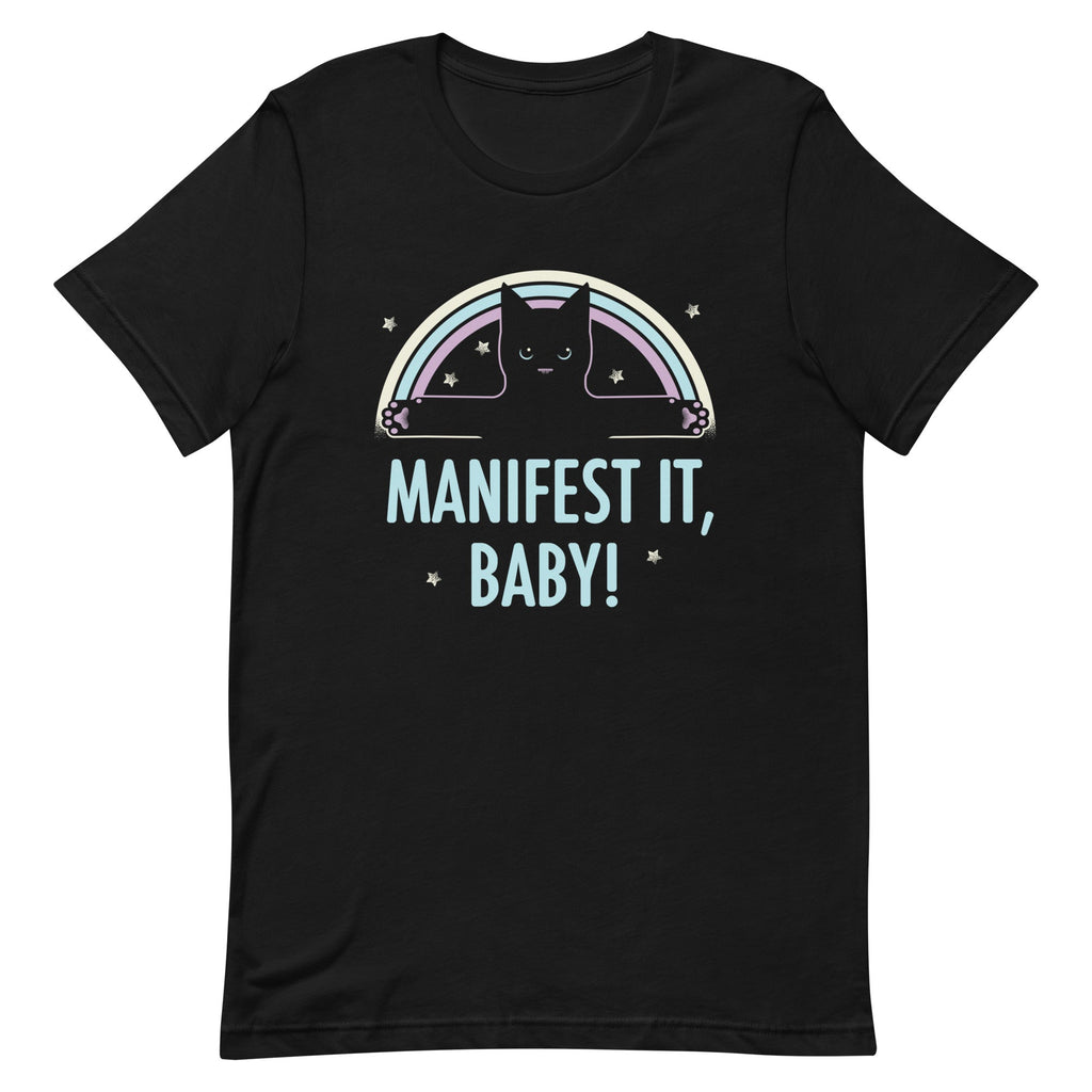 Manifest It, Baby! Men's Signature Tee Hoodie, Sweatshirt | PureTeeCo.com (Image 2)