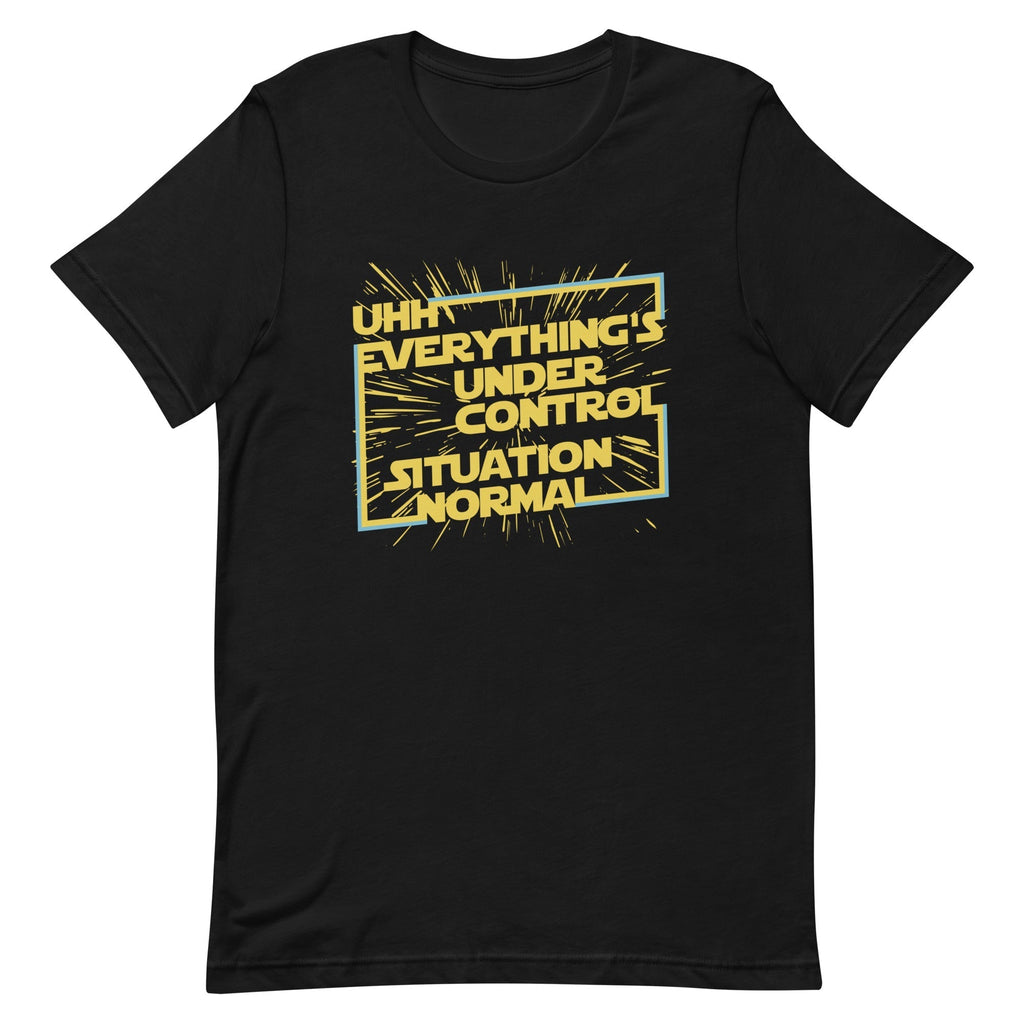 Everything's Under Control Situation Normal Men's Signature Tee Hoodie, Sweatshirt | PureTeeCo.com (Image 2)
