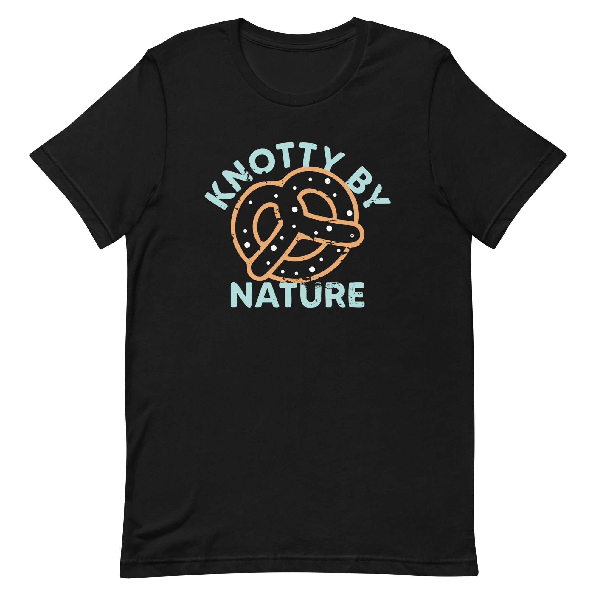 Knotty By Nature Men's Signature Tee Hoodie, Sweatshirt | PureTeeCo.com (Image 2)