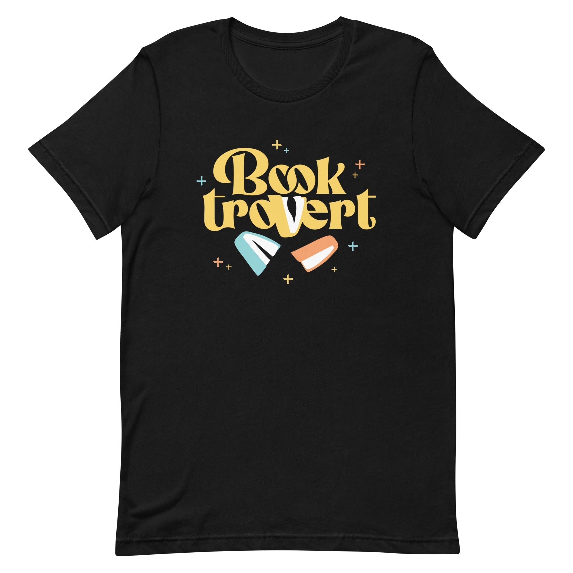 Booktrovert Men's Signature Tee Hoodie, Sweatshirt | PureTeeCo.com (Image 2)