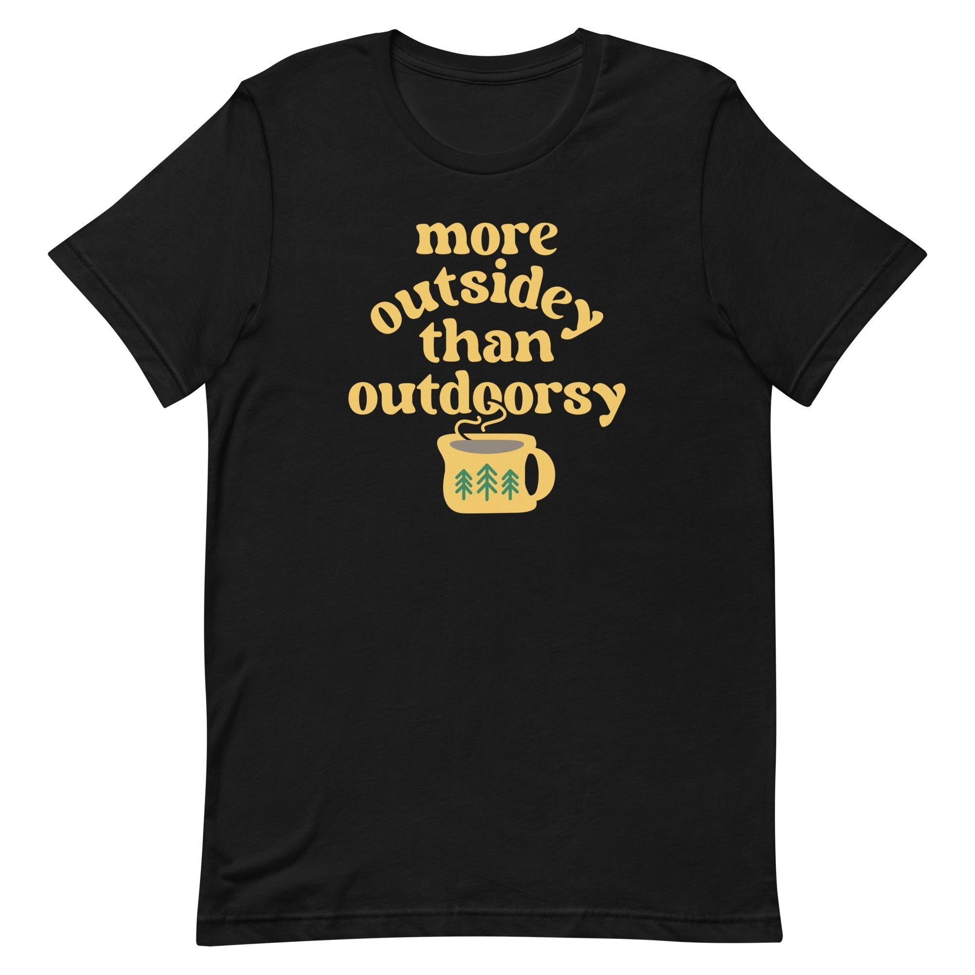More Outsidey Than Outdoorsy Men's Signature Tee Hoodie, Sweatshirt | PureTeeCo.com (Image 2)