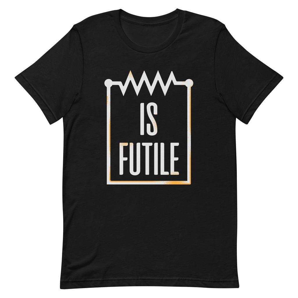 Resistor Is Futile Men's Signature Tee Hoodie, Sweatshirt | PureTeeCo.com (Image 2)