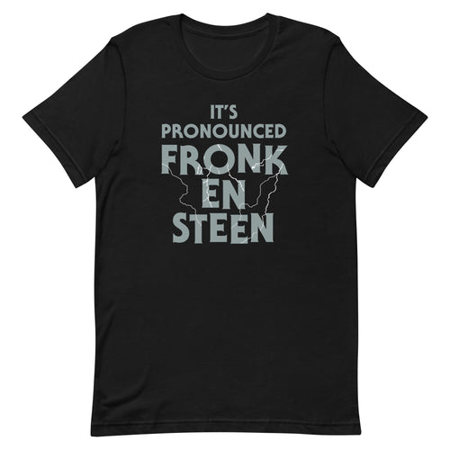 It's Pronounced Fronk-En-Steen Men's Signature Tee Hoodie, Sweatshirt | PureTeeCo.com (Image 1)