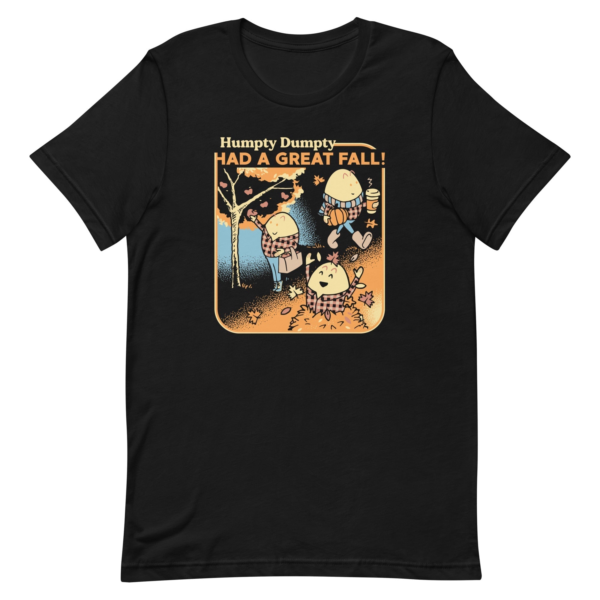 Humpty Dumpty Had A Great Fall Men's Signature Tee Hoodie, Sweatshirt | PureTeeCo.com (Image 2)