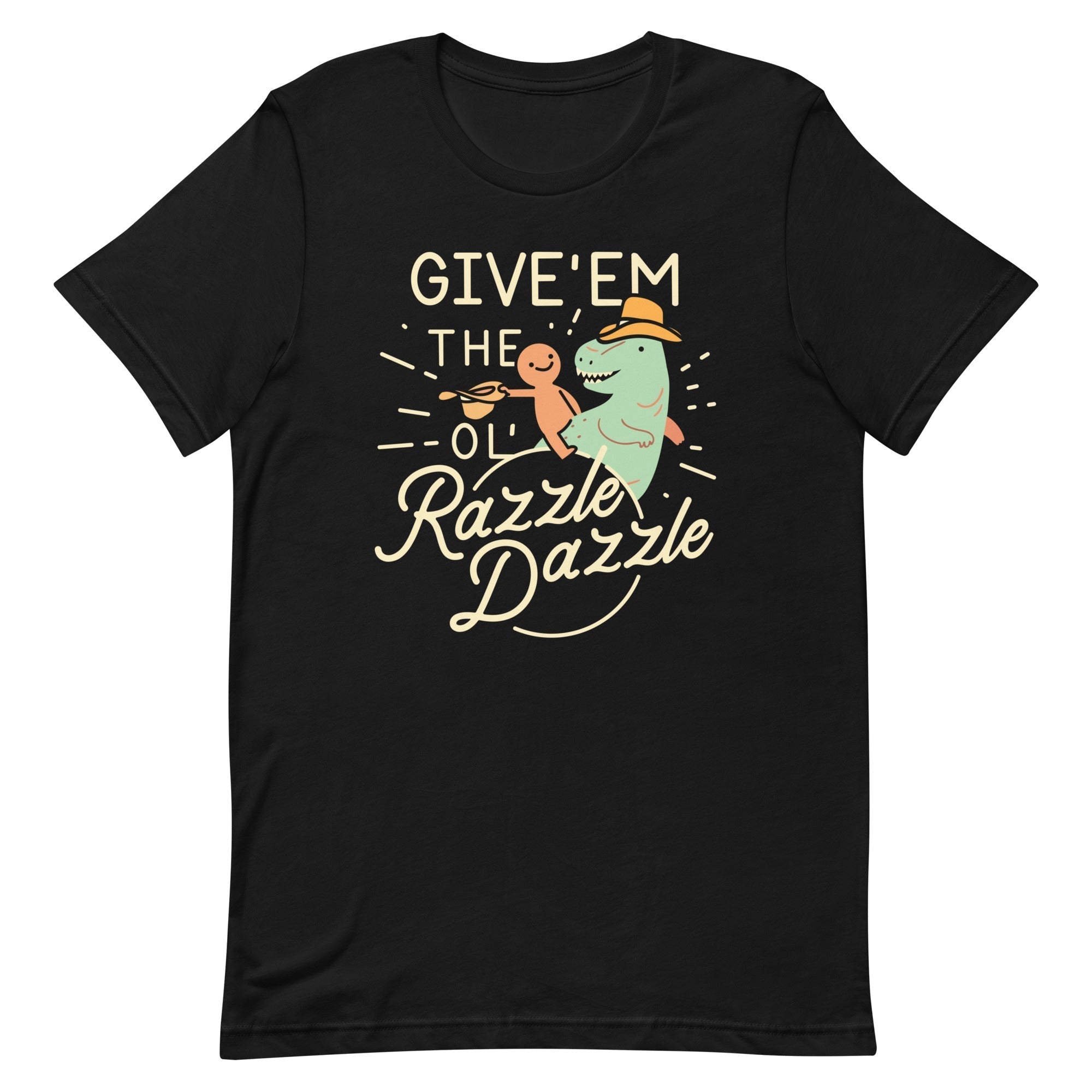 Give'em The Ol' Razzle Dazzle Men's Signature Tee Hoodie, Sweatshirt | PureTeeCo.com (Image 2)