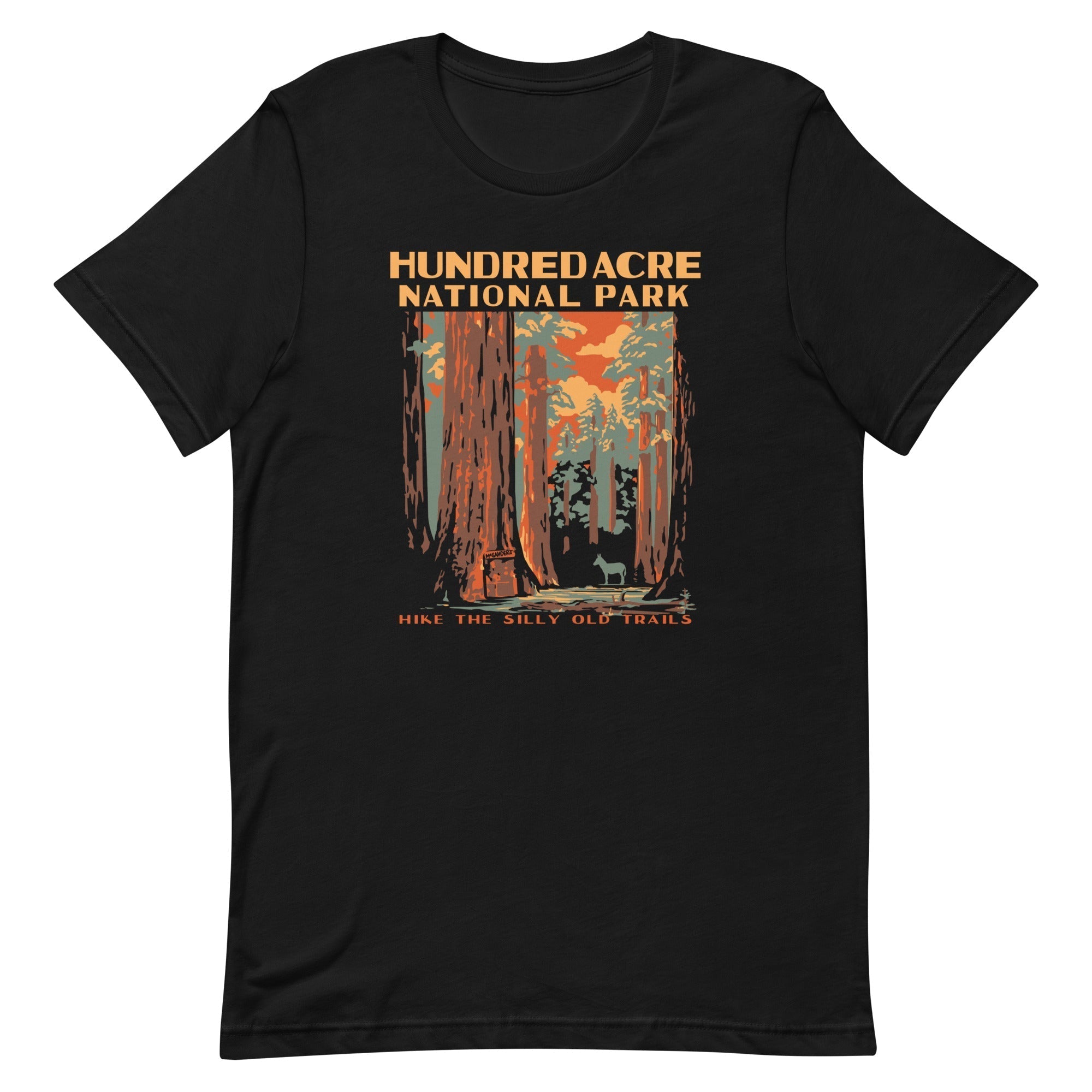Hundred Acre National Park Men's Signature Tee Hoodie, Sweatshirt | PureTeeCo.com (Image 1)