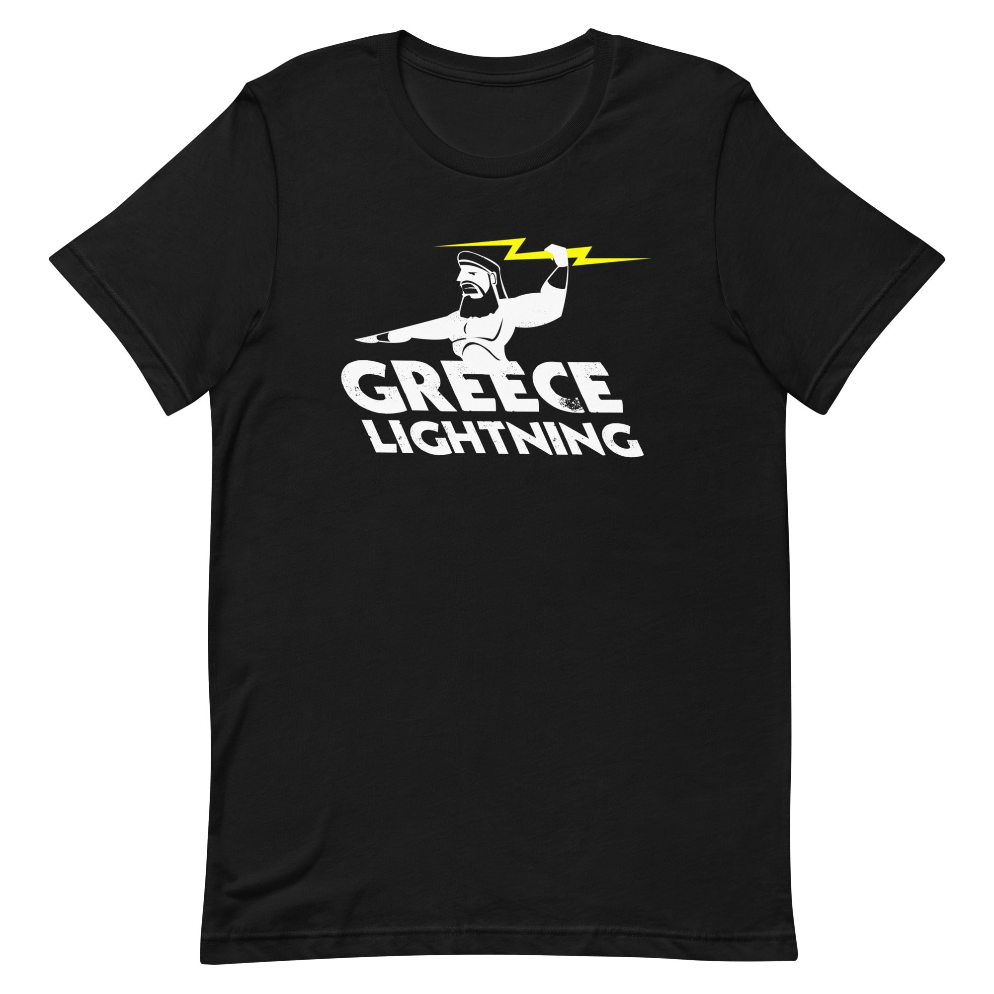 Greece Lightning Men's Signature Tee Hoodie, Sweatshirt | PureTeeCo.com (Image 1)