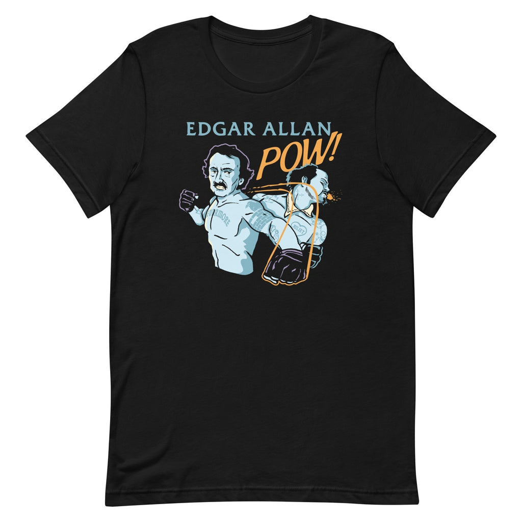 Edgar Allan Pow! Men's Signature Tee Hoodie, Sweatshirt | PureTeeCo.com (Image 2)