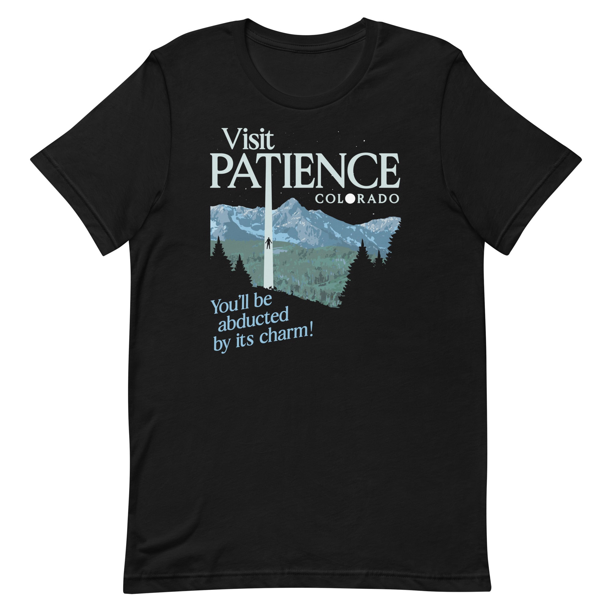 Visit Patience Colorado Men's Signature Tee Hoodie, Sweatshirt | PureTeeCo.com (Image 2)