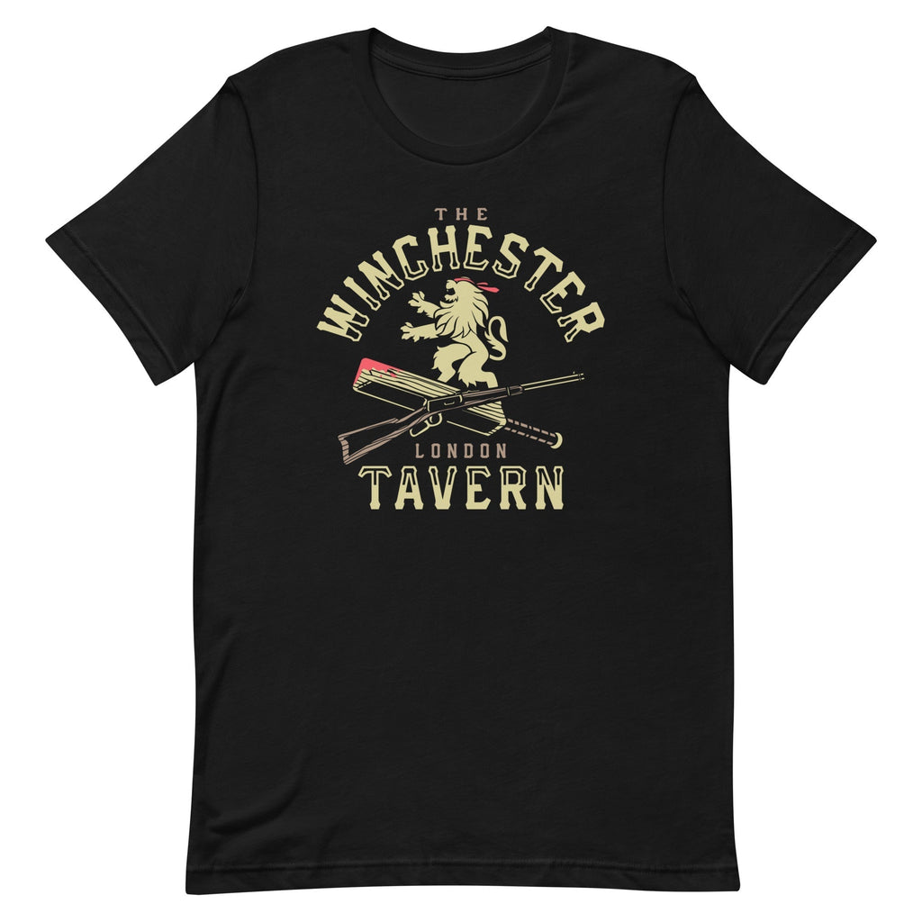 The Winchester Tavern Men's Signature Tee Hoodie, Sweatshirt | PureTeeCo.com (Image 1)