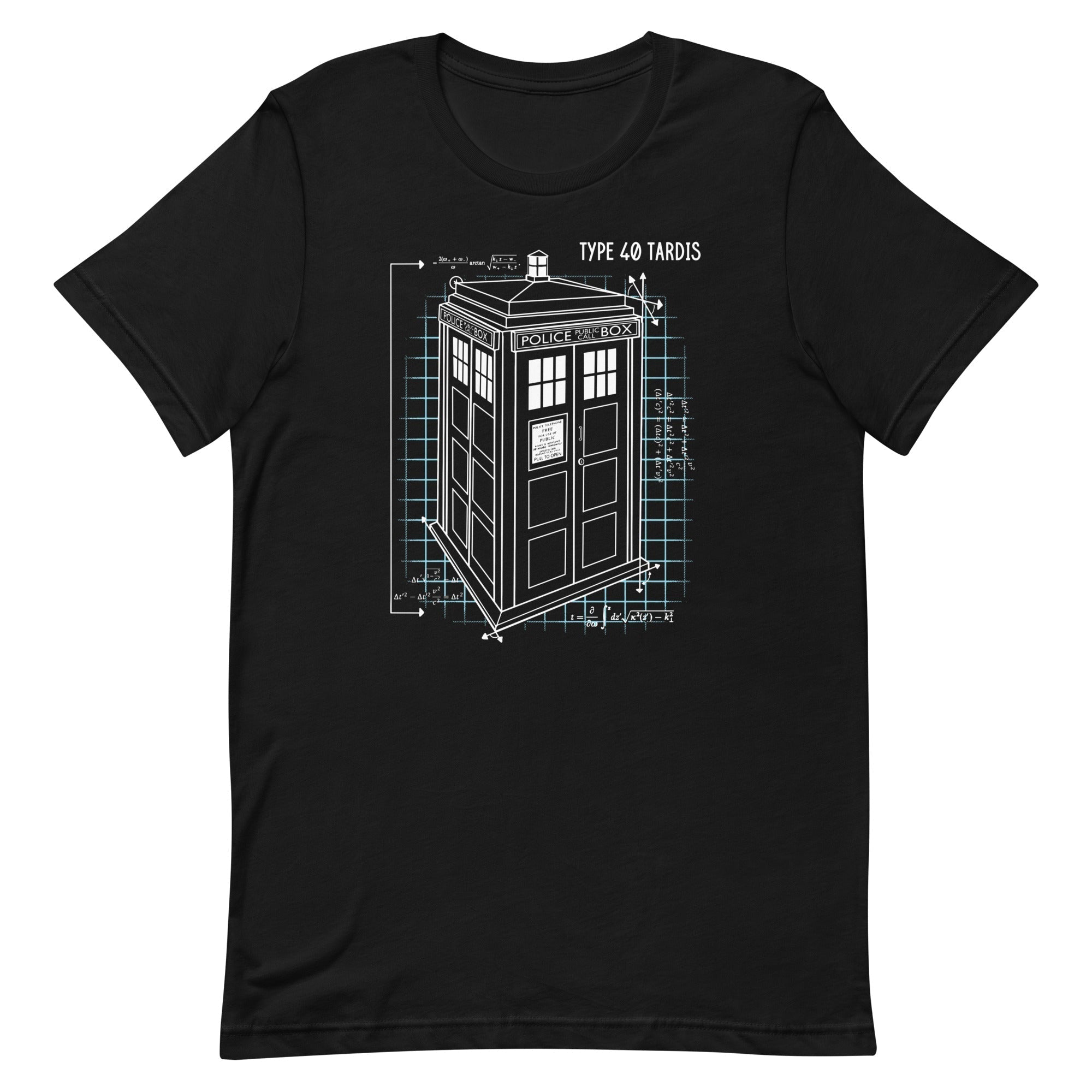 Type 40 Tardis Men's Signature Tee Hoodie, Sweatshirt | PureTeeCo.com (Image 1)