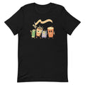 Let's All Go Watch Scary Movies Men's Signature Tee Hoodie, Sweatshirt | PureTeeCo.com (Image 1)