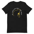 My Familiar And I Are Busy Men's Signature Tee Hoodie, Sweatshirt | PureTeeCo.com (Image 1)