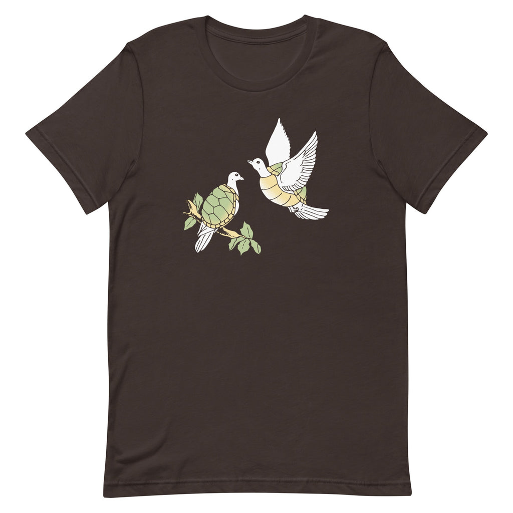 Two Turtle Doves Men's Signature Tee Hoodie, Sweatshirt | PureTeeCo.com (Image 4)