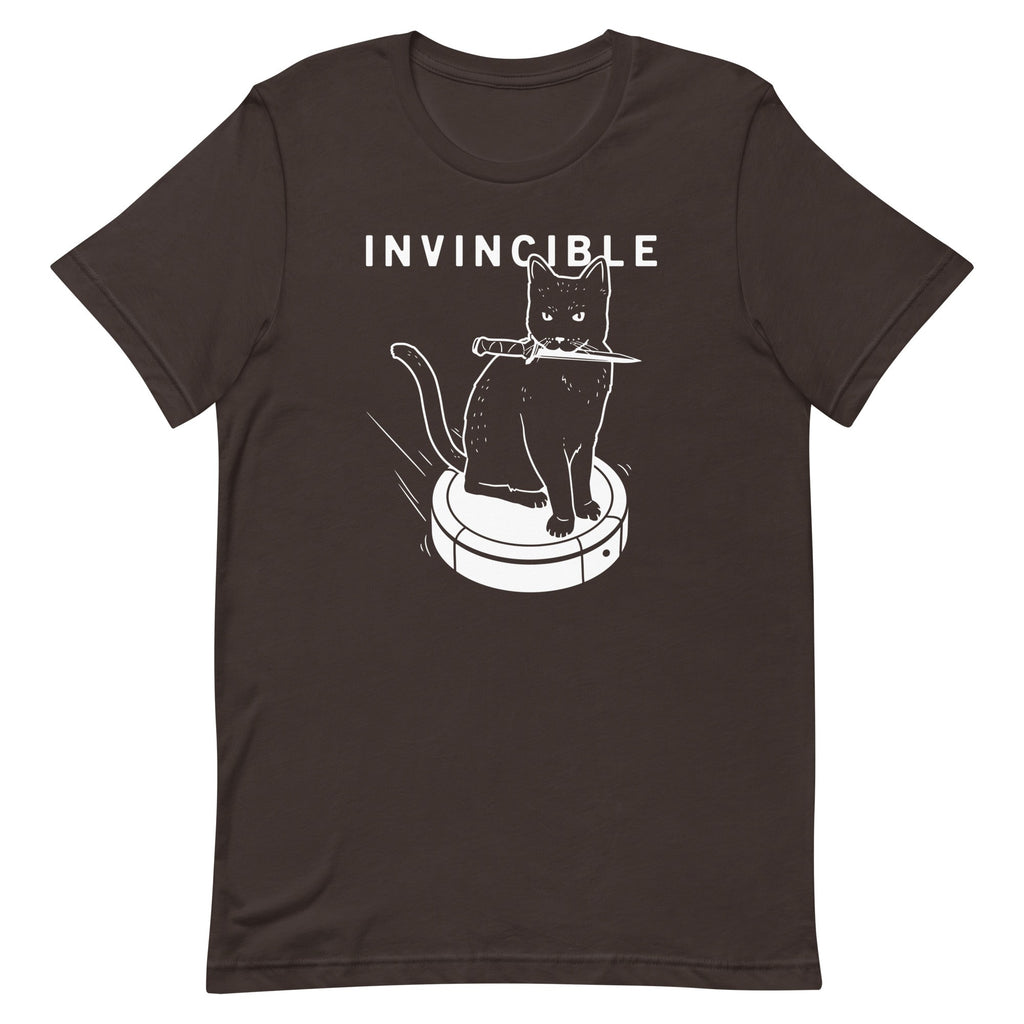 Invincible Cat Men's Signature Tee Hoodie, Sweatshirt | PureTeeCo.com (Image 4)