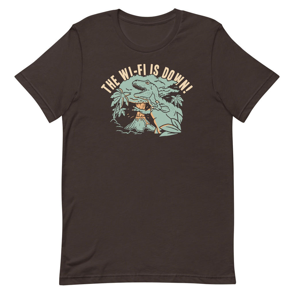 The Wi-Fi Is Down! Men's Signature Tee Hoodie, Sweatshirt | PureTeeCo.com (Image 4)