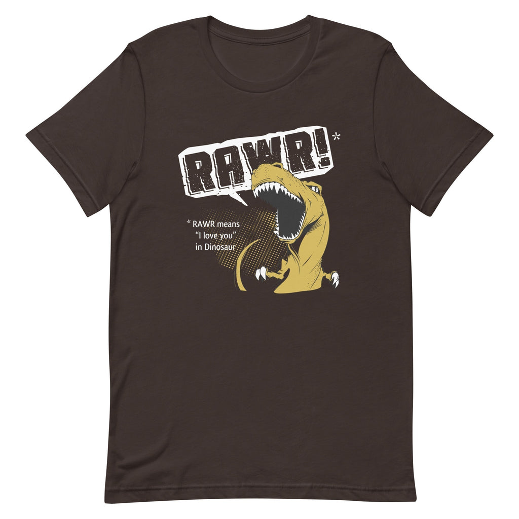 Rawr Means I Love You Men's Signature Tee Hoodie, Sweatshirt | PureTeeCo.com (Image 1)
