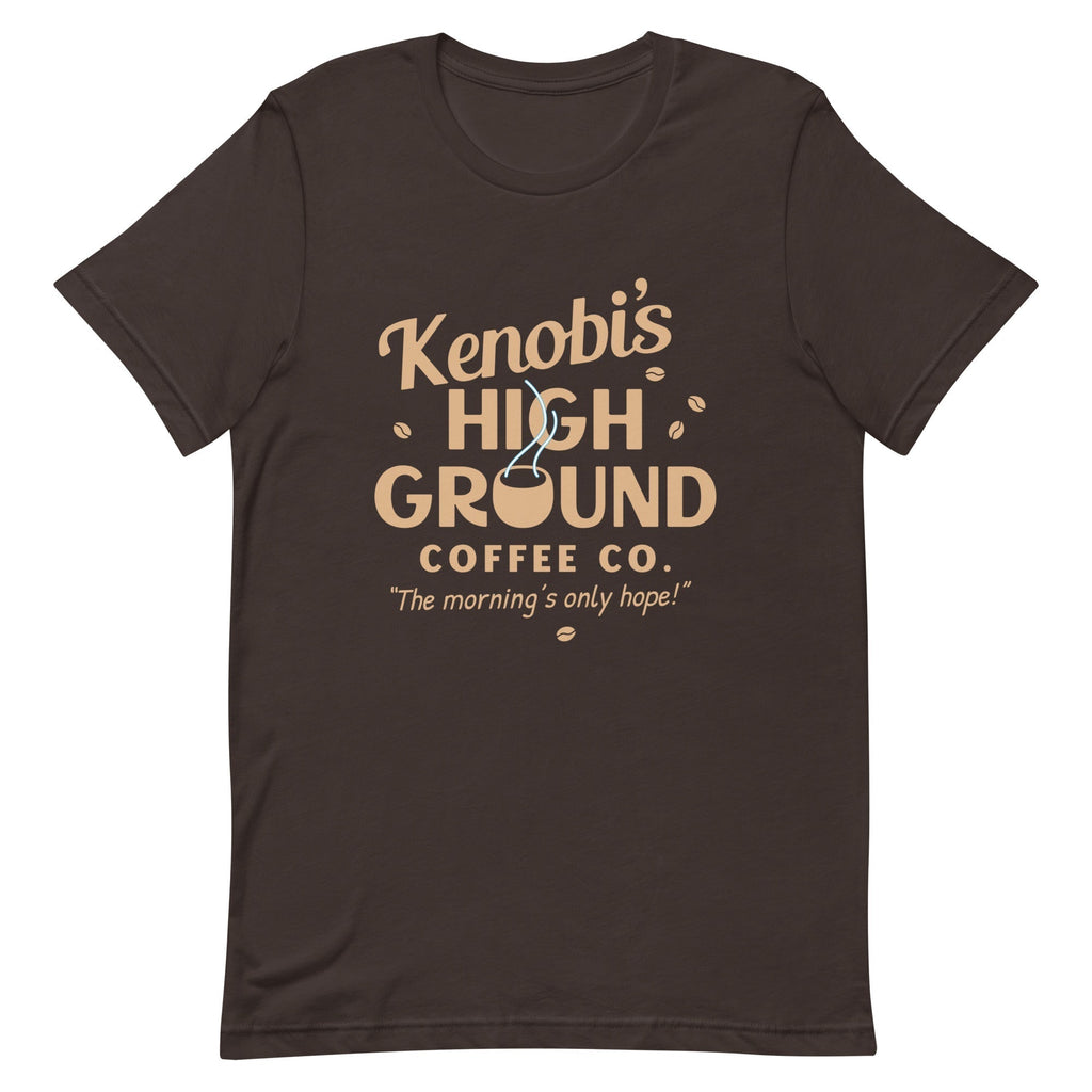 Kenobi's High Ground Coffee Co Men's Signature Tee Hoodie, Sweatshirt | PureTeeCo.com (Image 2)