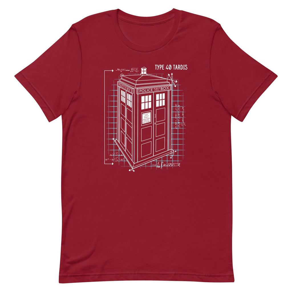Type 40 Tardis Men's Signature Tee Hoodie, Sweatshirt | PureTeeCo.com (Image 3)