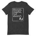 Should, Maybe, But Shorn't Men's Signature Tee Hoodie, Sweatshirt | PureTeeCo.com (Image 1)