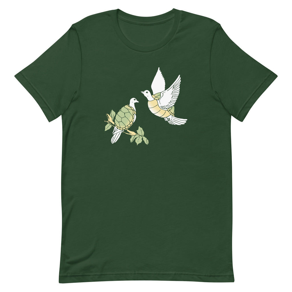 Two Turtle Doves Men's Signature Tee Hoodie, Sweatshirt | PureTeeCo.com (Image 5)