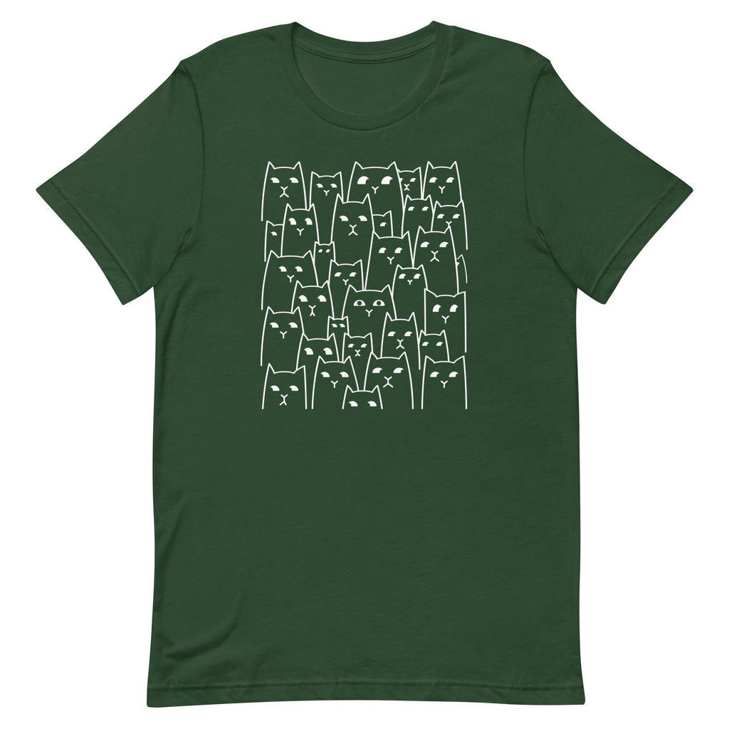 Suspicious Cats Men's Signature Tee Hoodie, Sweatshirt | PureTeeCo.com (Image 5)