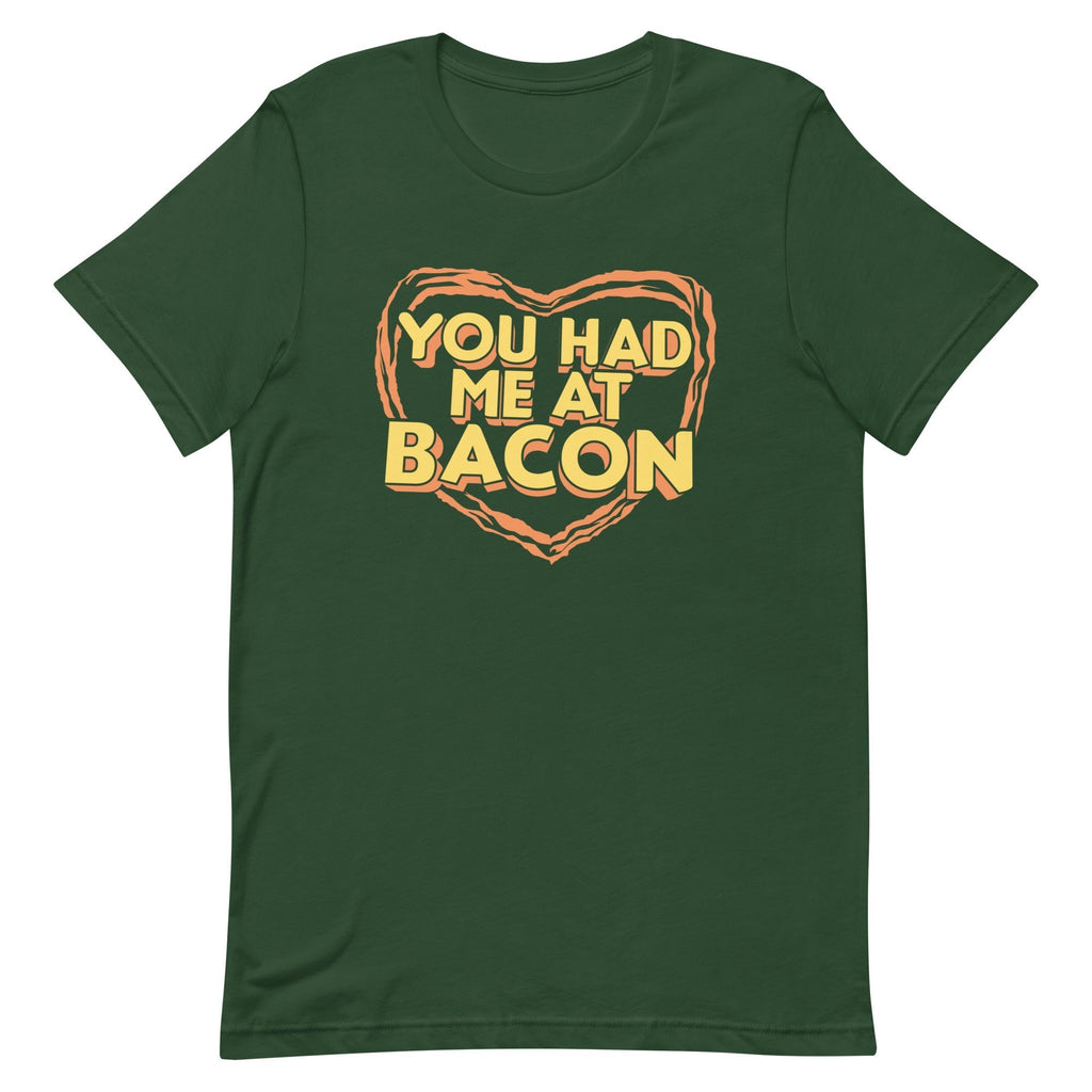 You Had Me At Bacon Men's Signature Tee Hoodie, Sweatshirt | PureTeeCo.com (Image 4)