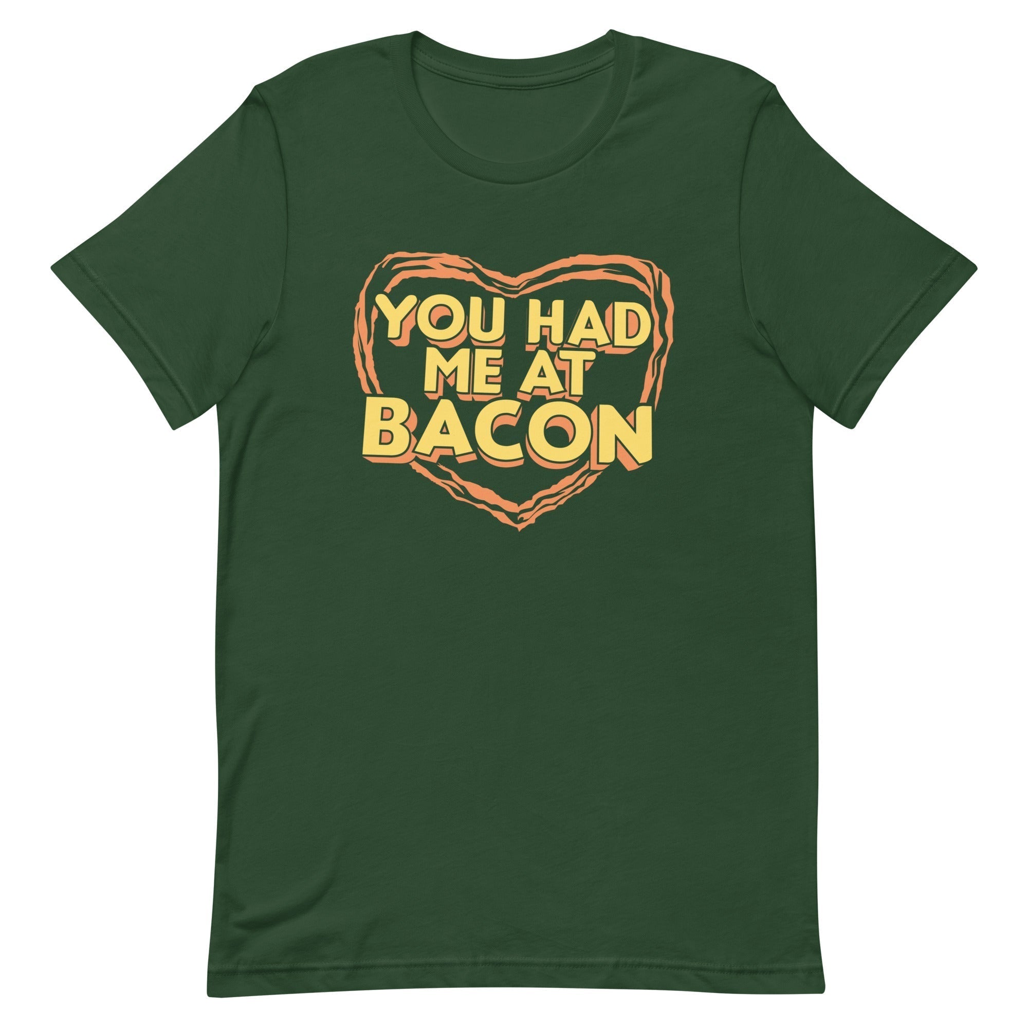 You Had Me At Bacon Men's Signature Tee Hoodie, Sweatshirt | PureTeeCo.com (Image 4)