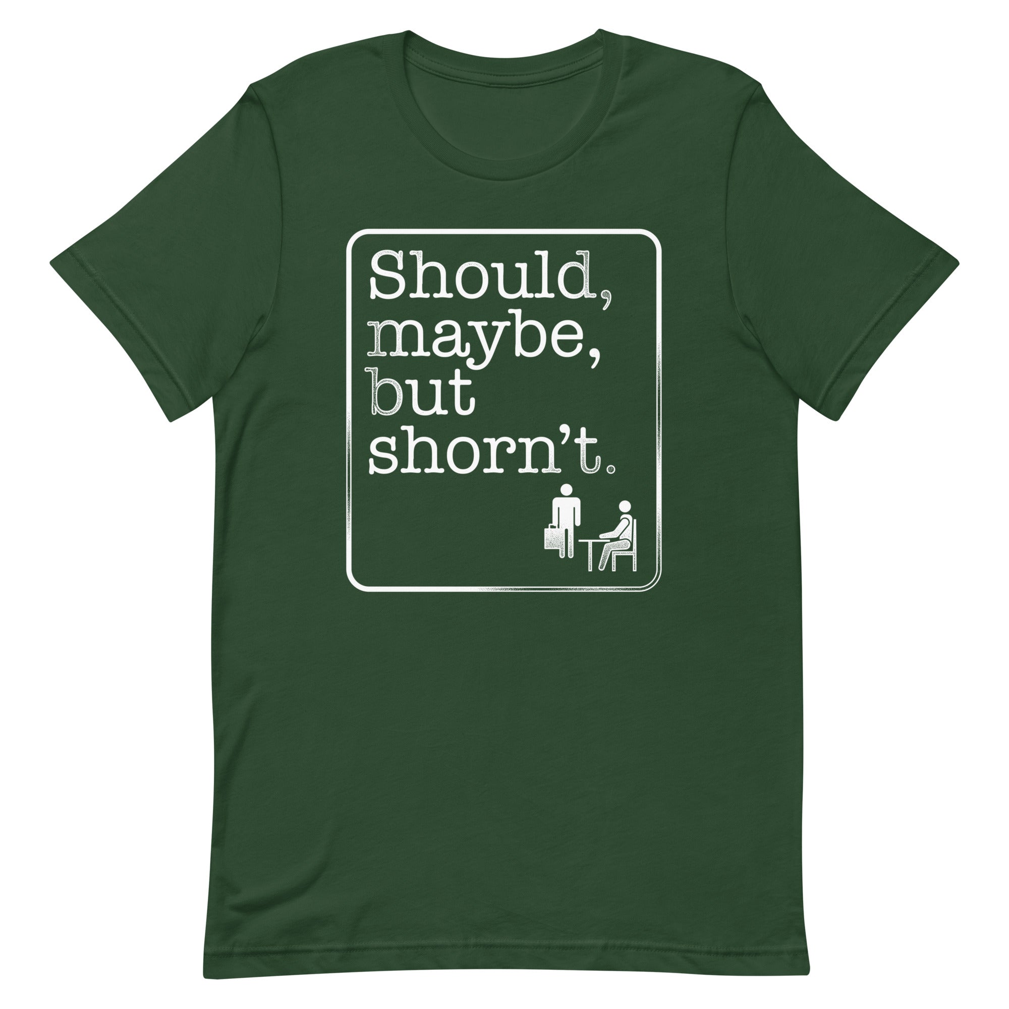 Should, Maybe, But Shorn't Men's Signature Tee Hoodie, Sweatshirt | PureTeeCo.com (Image 3)