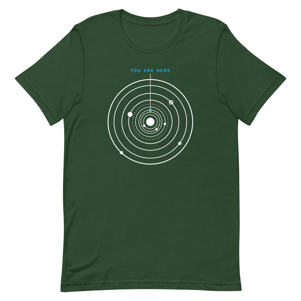 You Are Here Men's Signature Tee Hoodie, Sweatshirt | PureTeeCo.com (Image 4)