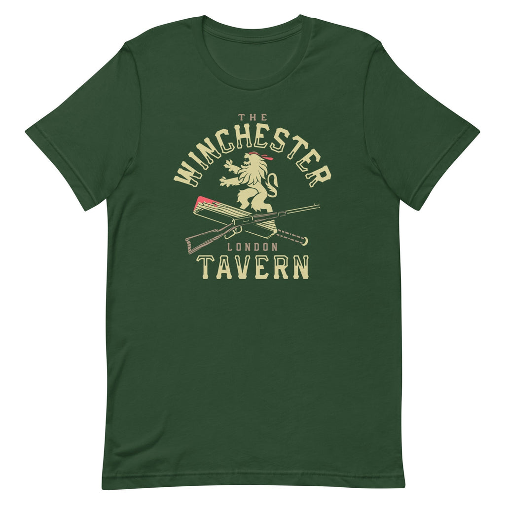 The Winchester Tavern Men's Signature Tee Hoodie, Sweatshirt | PureTeeCo.com (Image 4)