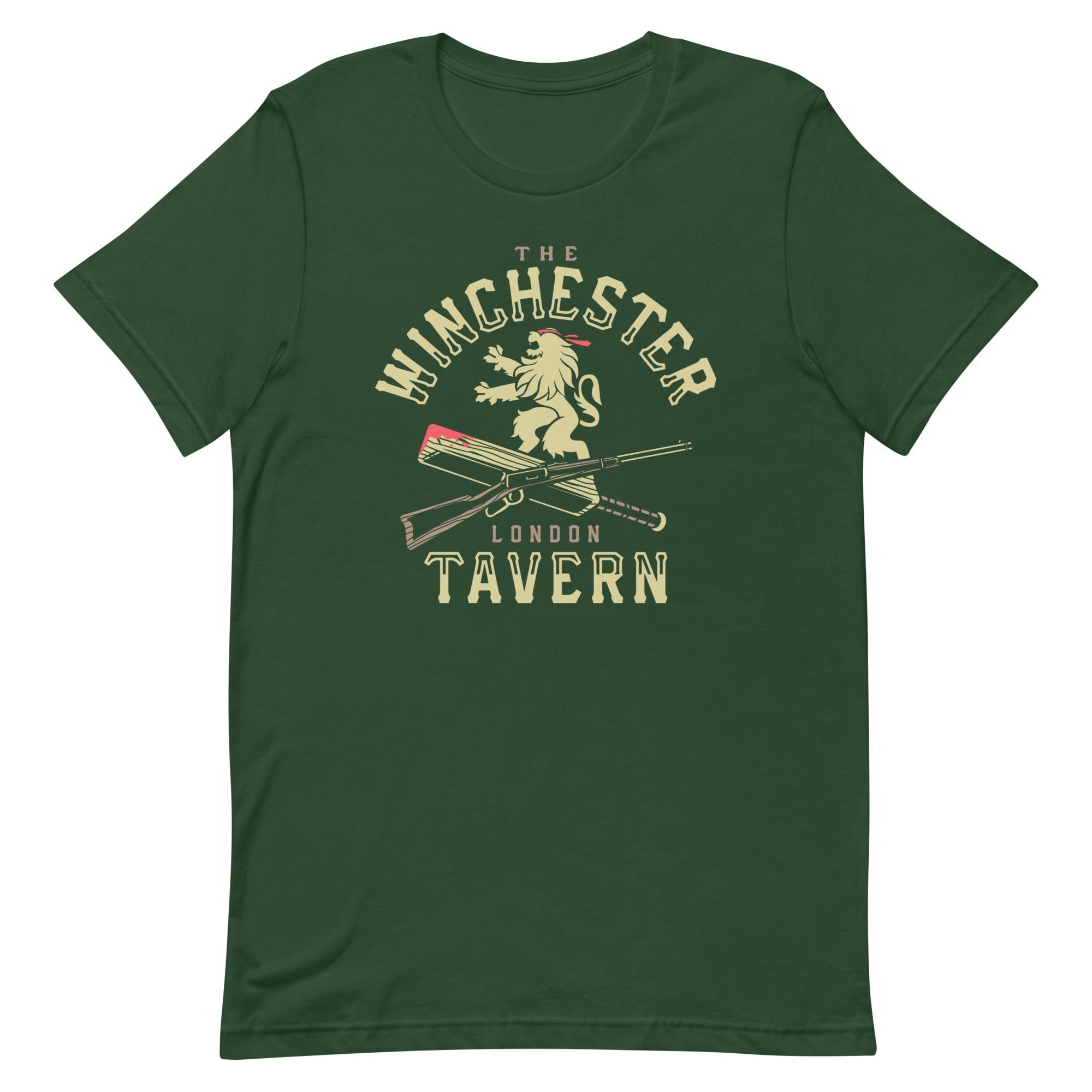 The Winchester Tavern Men's Signature Tee Hoodie, Sweatshirt | PureTeeCo.com (Image 4)
