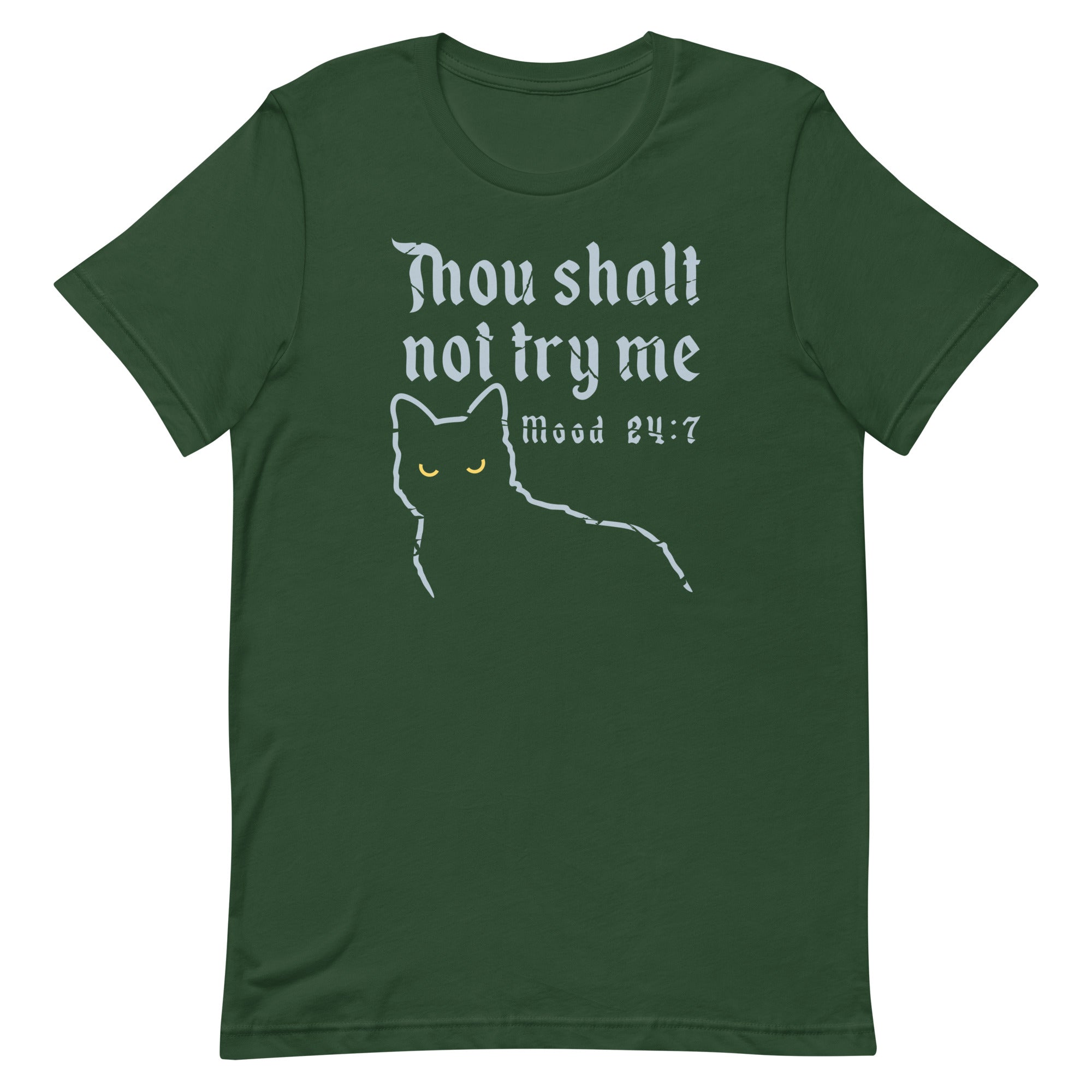 Thou Shalt Not Try Me Men's Signature Tee Hoodie, Sweatshirt | PureTeeCo.com (Image 3)
