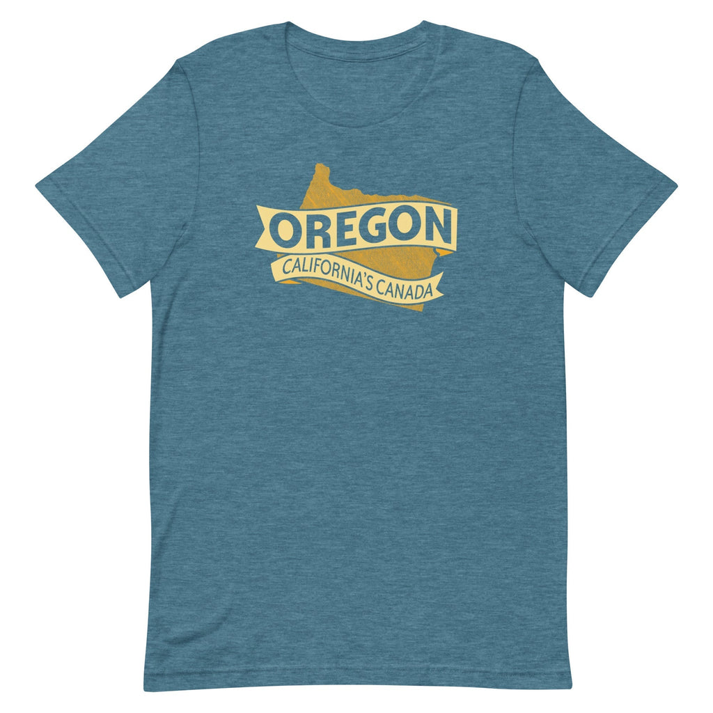 Oregon California's Canada Men's Signature Tee Hoodie, Sweatshirt | PureTeeCo.com (Image 5)