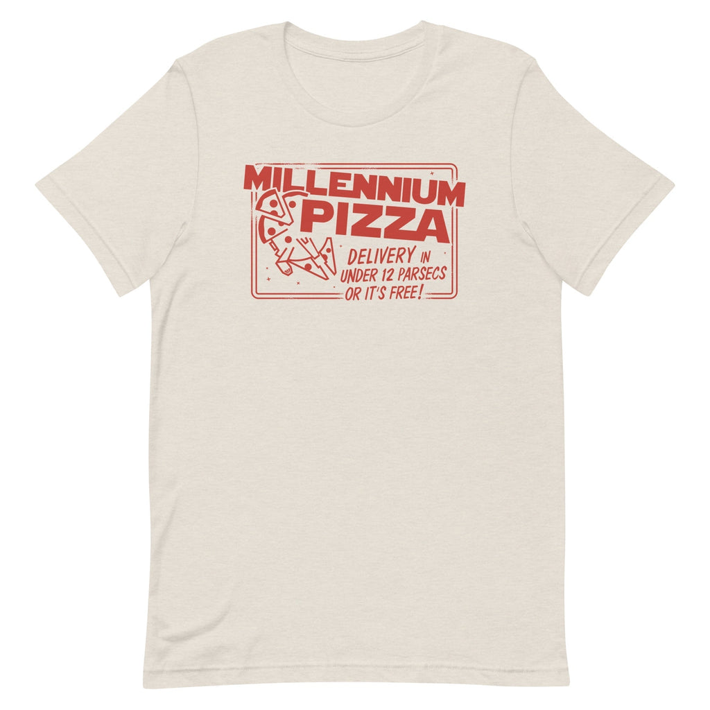 Millennium Pizza Men's Signature Tee Hoodie, Sweatshirt | PureTeeCo.com (Image 4)