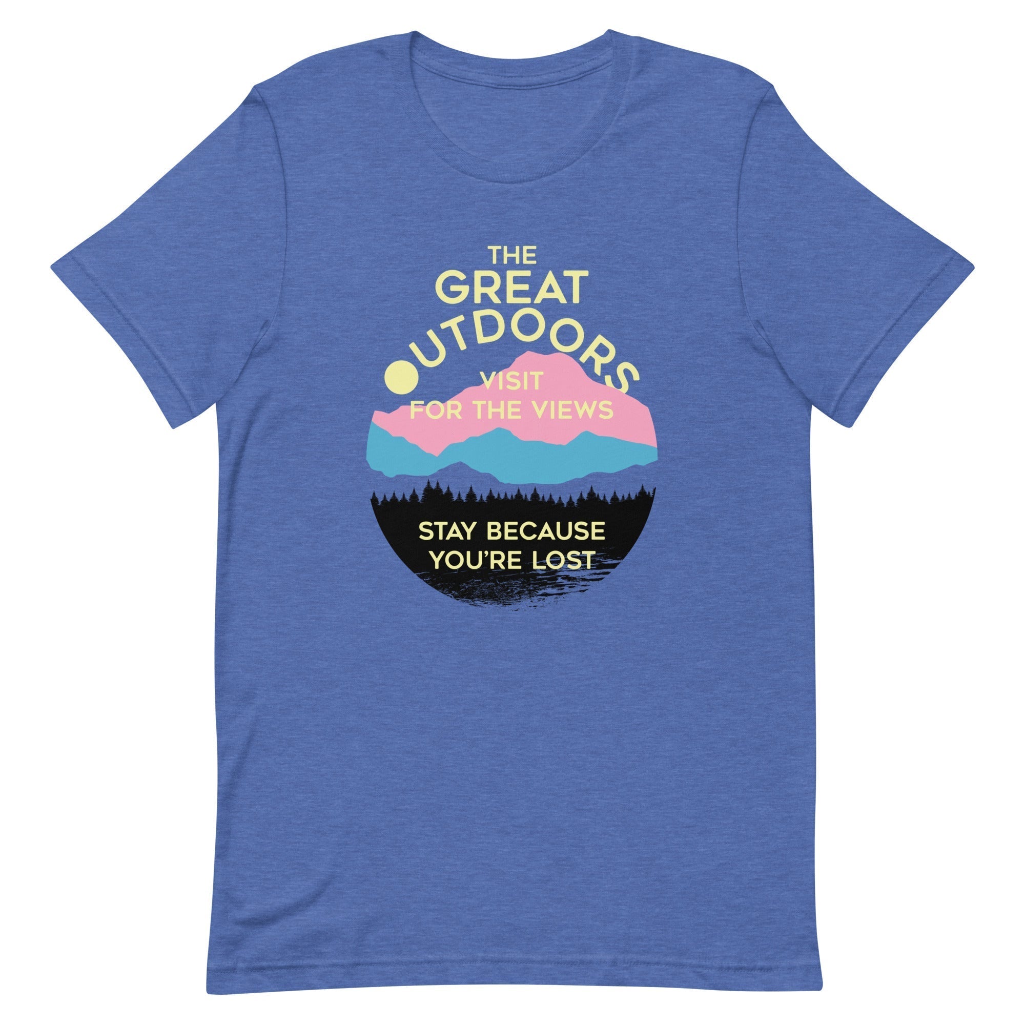 The Great Outdoors Men's Signature Tee Hoodie, Sweatshirt | PureTeeCo.com (Image 1)