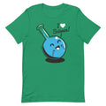 I Heart Science Men's Signature Tee Hoodie, Sweatshirt | PureTeeCo.com (Image 1)
