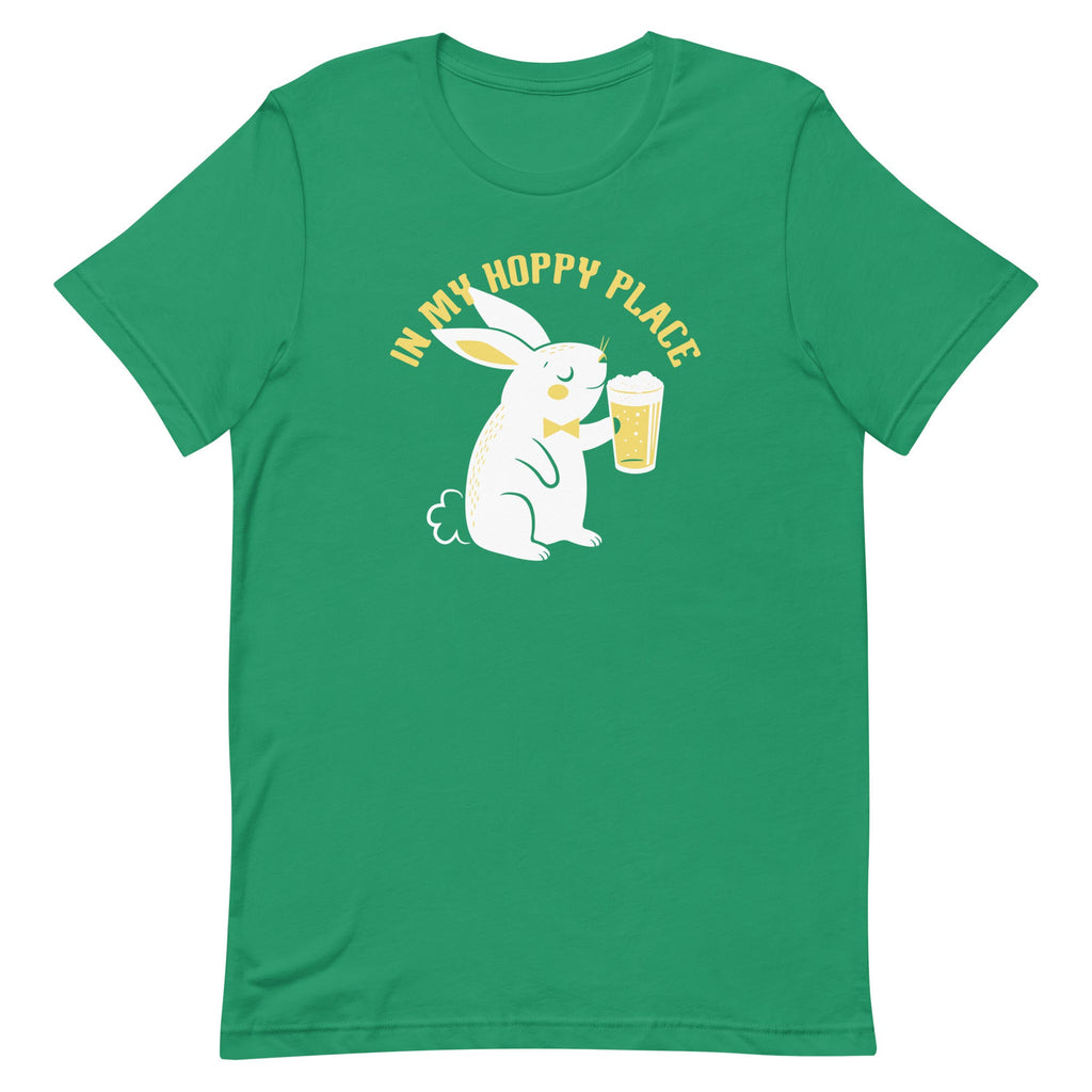 In My Hoppy Place Men's Signature Tee Hoodie, Sweatshirt | PureTeeCo.com (Image 1)