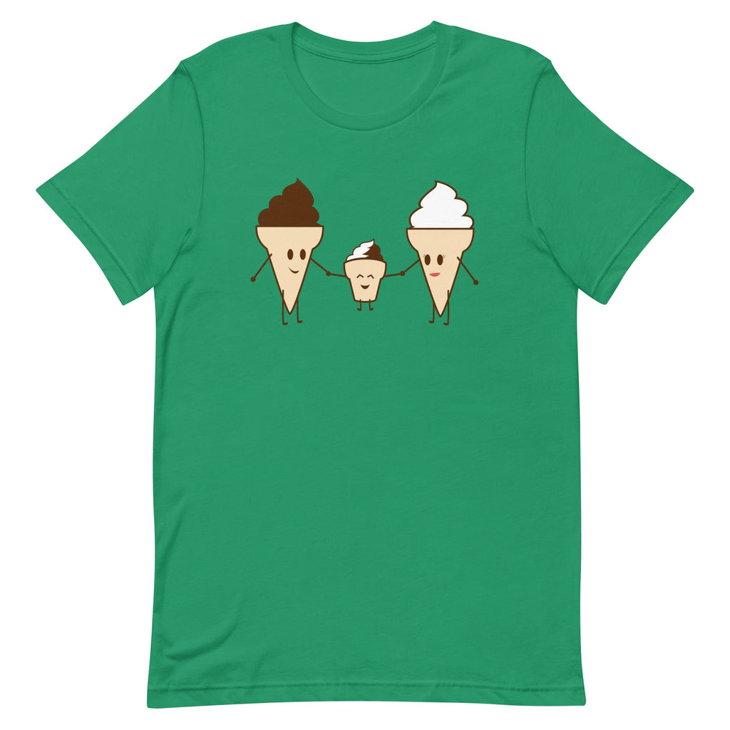 Ice Cream Family Men's Signature Tee Hoodie, Sweatshirt | PureTeeCo.com (Image 1)
