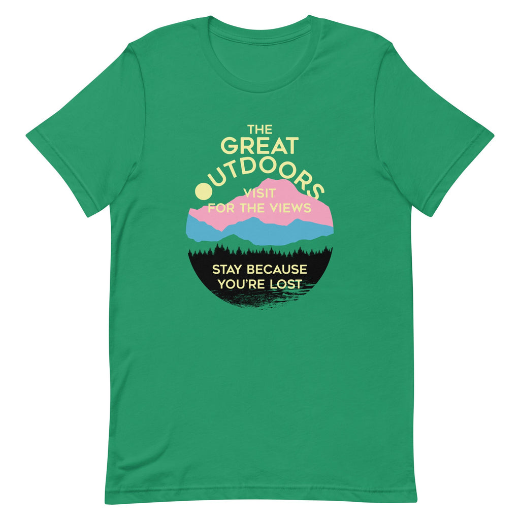 The Great Outdoors Men's Signature Tee Hoodie, Sweatshirt | PureTeeCo.com (Image 4)