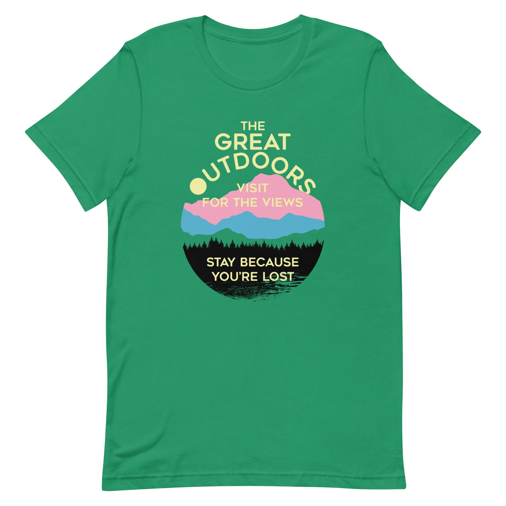 The Great Outdoors Men's Signature Tee Hoodie, Sweatshirt | PureTeeCo.com (Image 4)