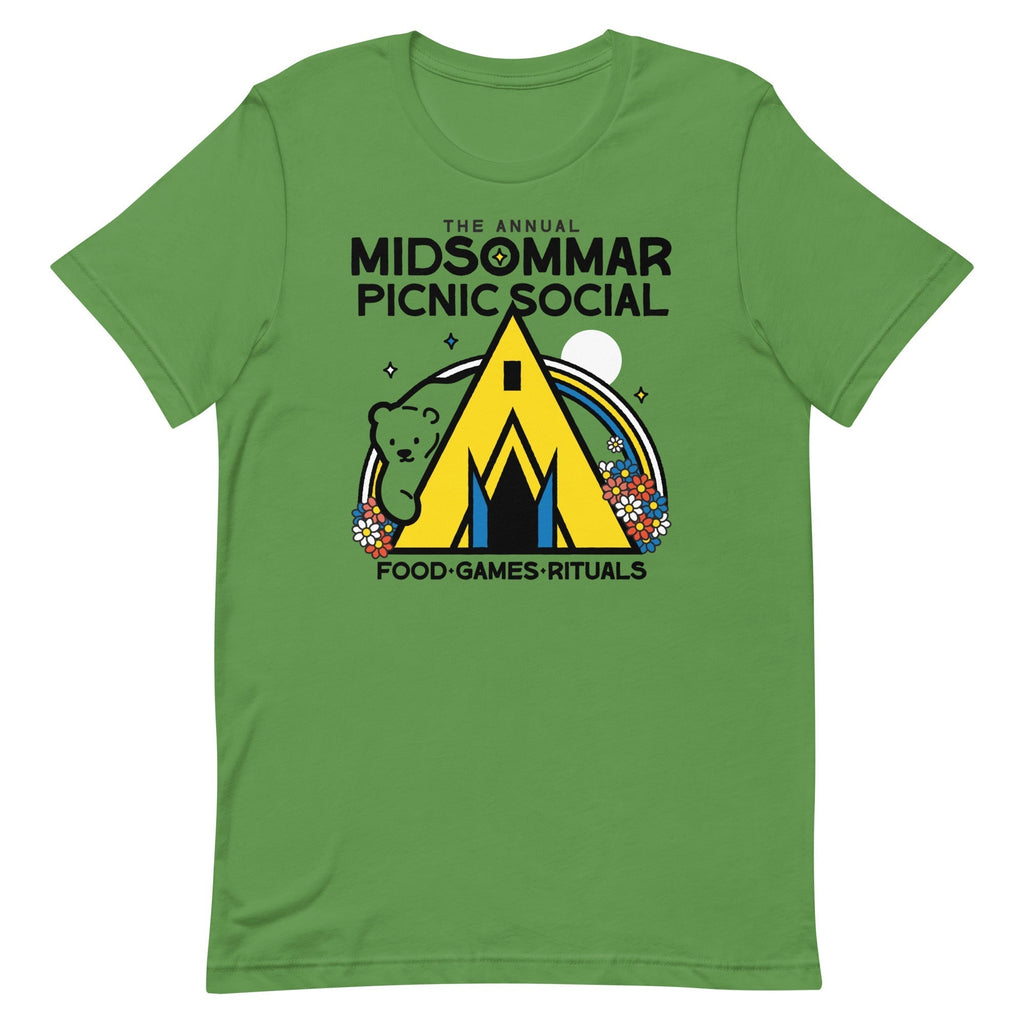 The Annual Midsommar Picnic Social Men's Signature Tee Hoodie, Sweatshirt | PureTeeCo.com (Image 4)